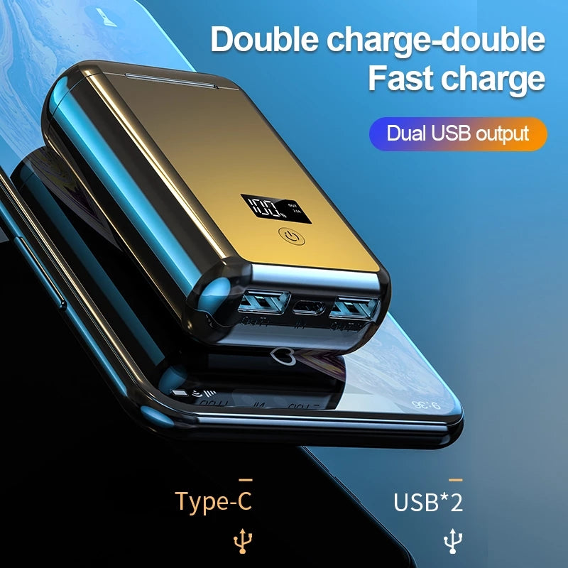 A19 TWS Wireless Bluetooth 5.0 Headset Earphone Dual USB Screen Display Charging Box 5000mAh Power Bank A19 TWS Wireless Bluetooth 5.0 Headset Earphone Dual USB Screen Display Charging Box 5000mAh Power Bank